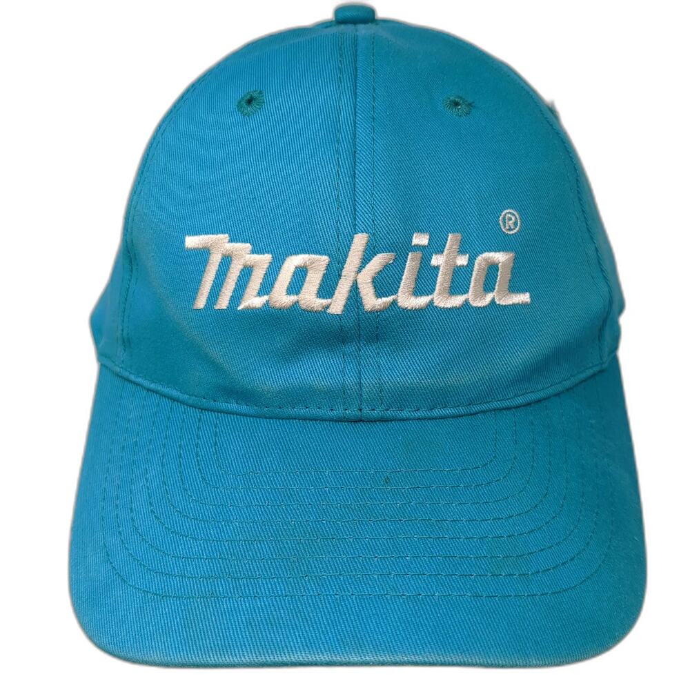 Makita Baseball Cap Blue One Size Embroidered Strapback Hat Power Tools Logo